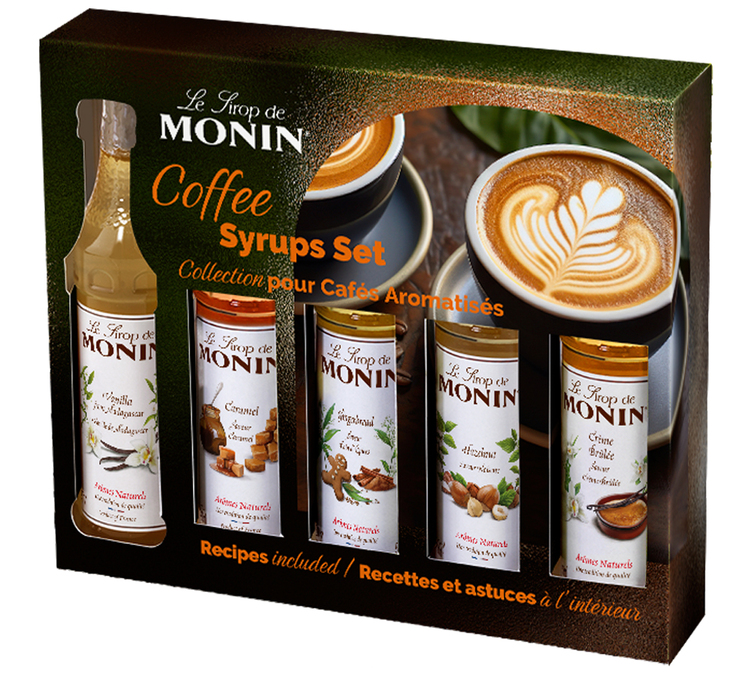 coffret sirops monin cafes gourmands